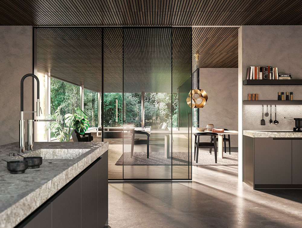 Porte Henry Glass Manhattan - Ceppi Legnami