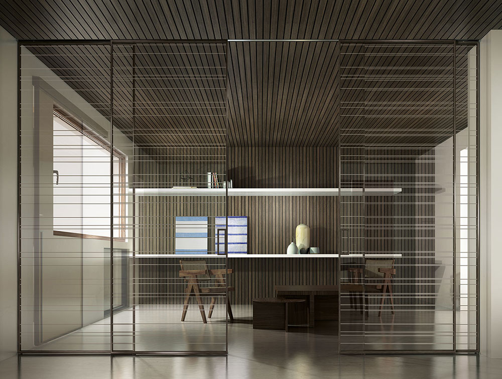 Porte Henry Glass Manhattan - Ceppi Legnami