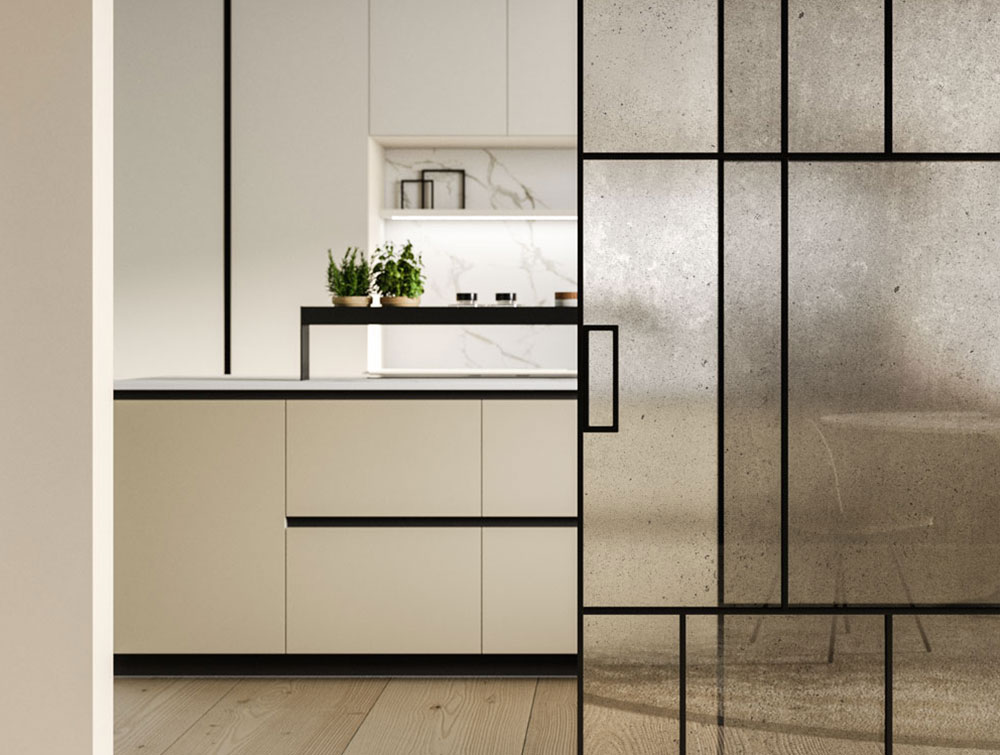 Porte Henry Glass Manhattan - Ceppi Legnami