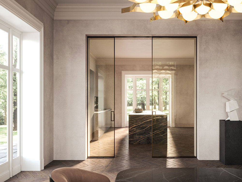 Porte Henry Glass Manhattan - Ceppi Legnami